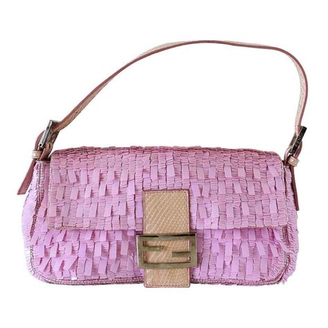 fendi baguette vintage pink|Fendi baguette size chart.